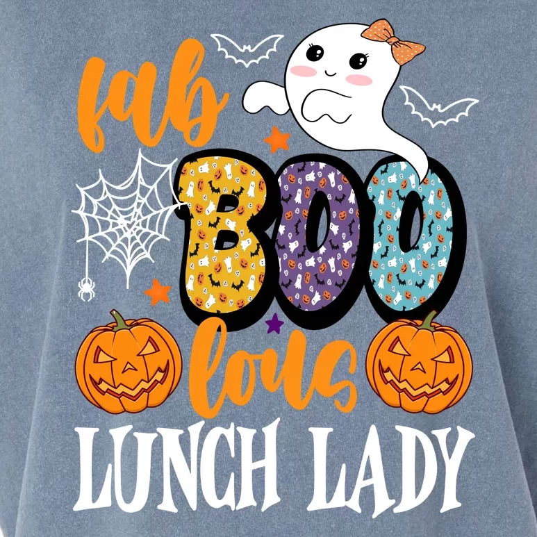 Lunch Lady Boo Halloween Festive Cute Garment-Dyed Women's Muscle Tee