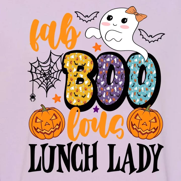 Lunch Lady Boo Halloween Festive Cute Garment-Dyed Sweatshirt