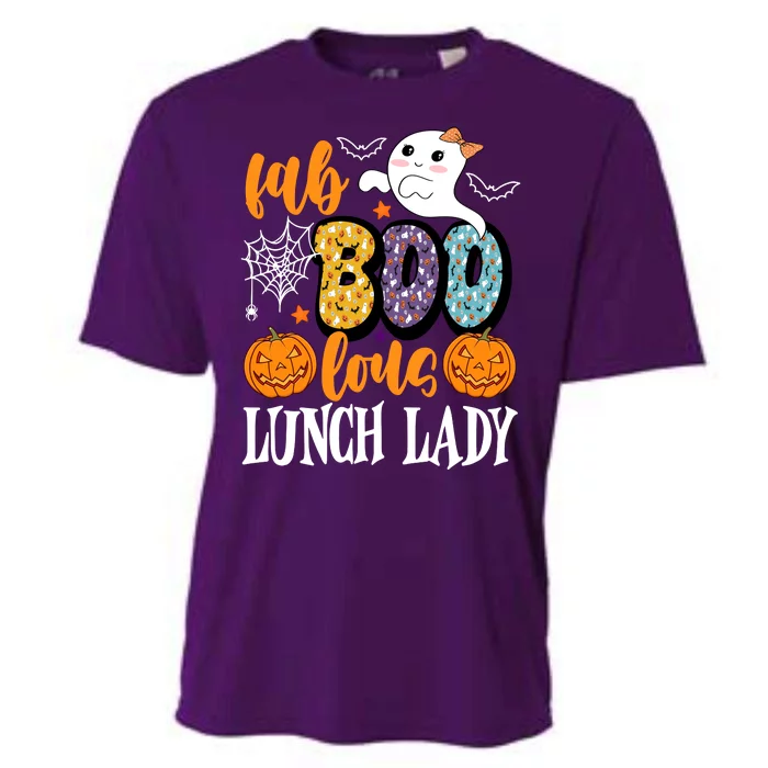 Lunch Lady Boo Halloween Festive Cute Cooling Performance Crew T-Shirt