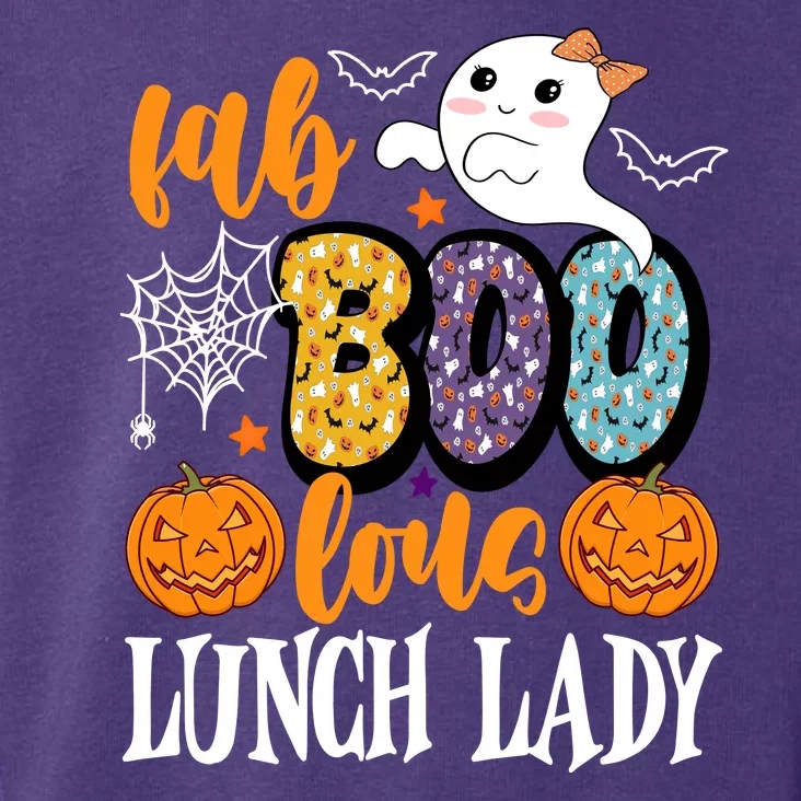 Lunch Lady Boo Halloween Festive Cute Toddler Hoodie