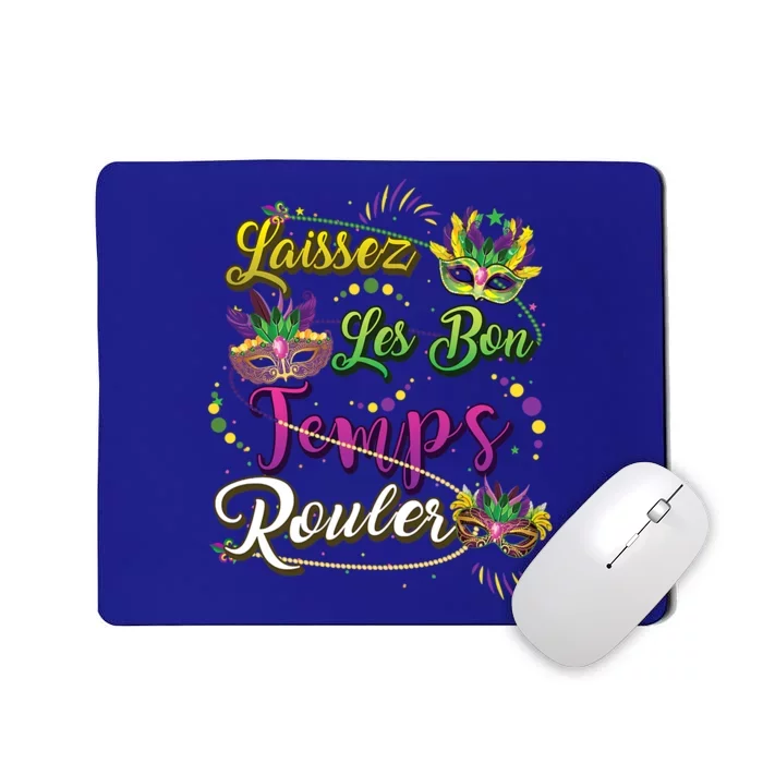 Laissez Les Bon Temps Rouler Mardi Gras Beads Tee Cool Gift Mousepad