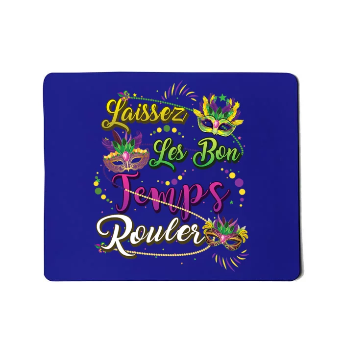 Laissez Les Bon Temps Rouler Mardi Gras Beads Tee Cool Gift Mousepad