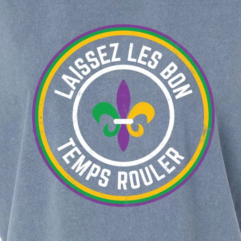 Laissez Les Bon Temps Rouler Mardi Gras Cool Gift Garment-Dyed Women's Muscle Tee