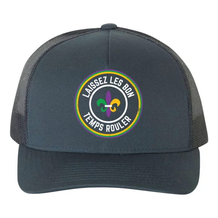 Laissez Les Bon Temps Rouler Mardi Gras Cool Gift Yupoong Adult 5-Panel Trucker Hat