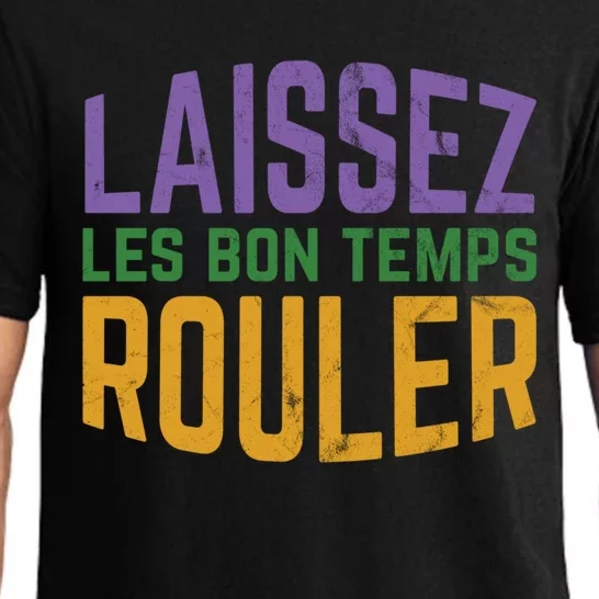 Laissez Les Bon Temps Rouler Mardi Gras Gift Pajama Set