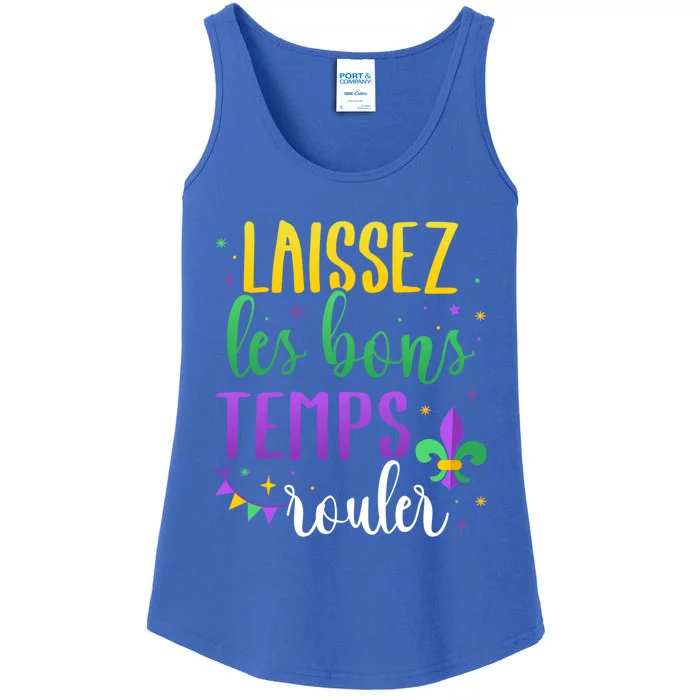 Laissez Les Bons Temps Rouler For Mardi Gras Party Gift Ladies Essential Tank