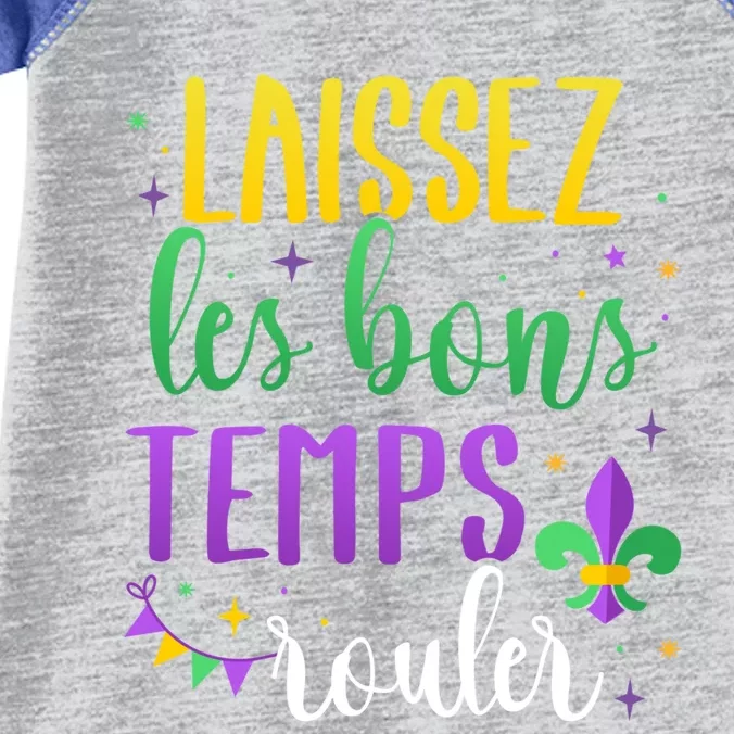 Laissez Les Bons Temps Rouler For Mardi Gras Party Gift Infant Baby Jersey Bodysuit