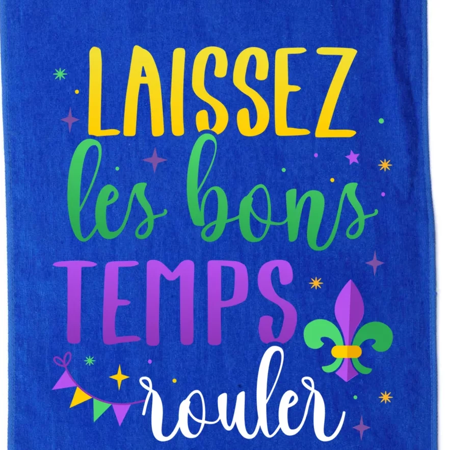 Laissez Les Bons Temps Rouler For Mardi Gras Party Gift Platinum Collection Golf Towel