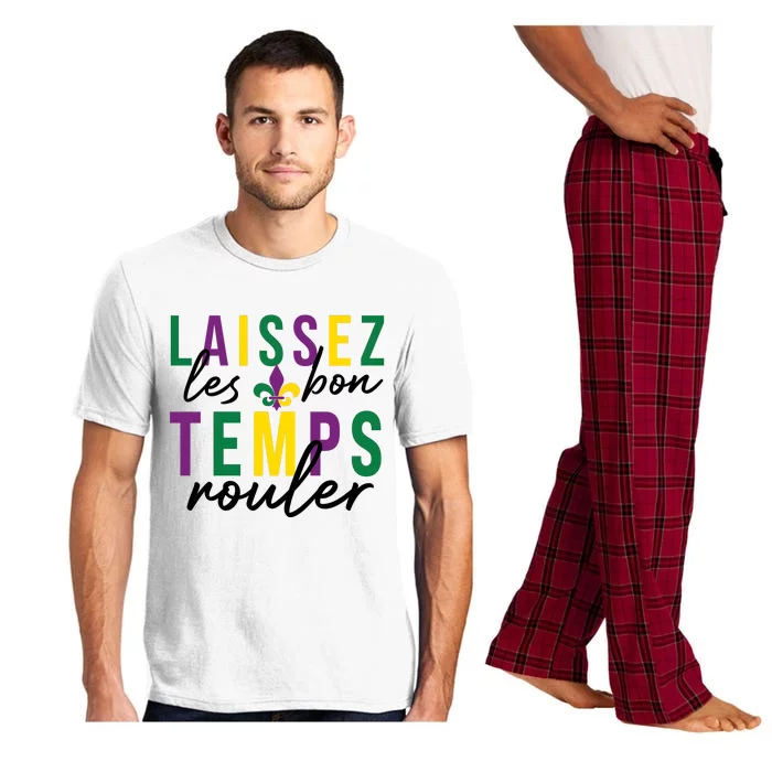 Laissez Les Bon Temps Rouler Mardi Gras Pajama Set