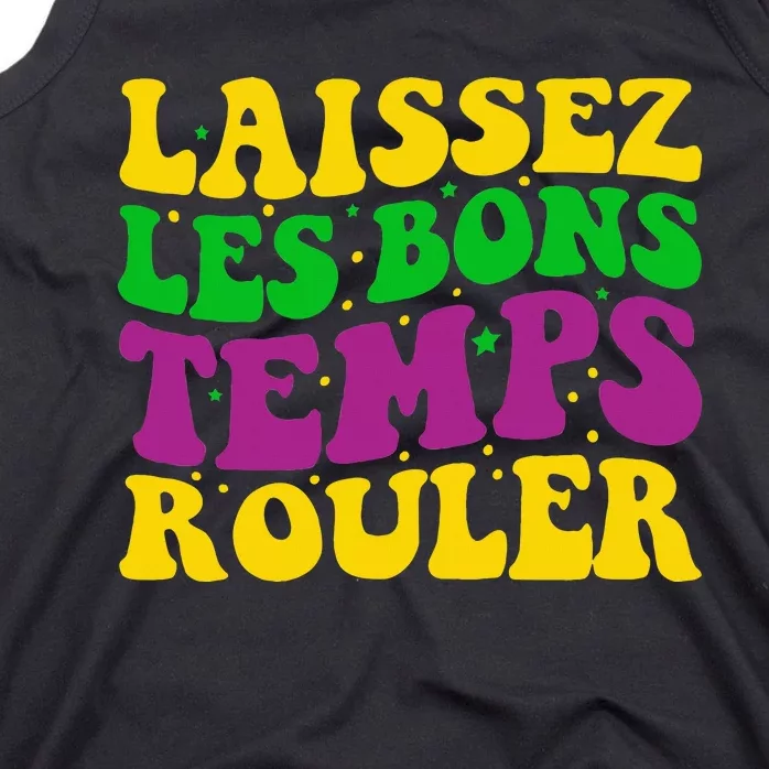 Laissez Les Bons Temps Rouler Mardi Gras New Orleans Tank Top