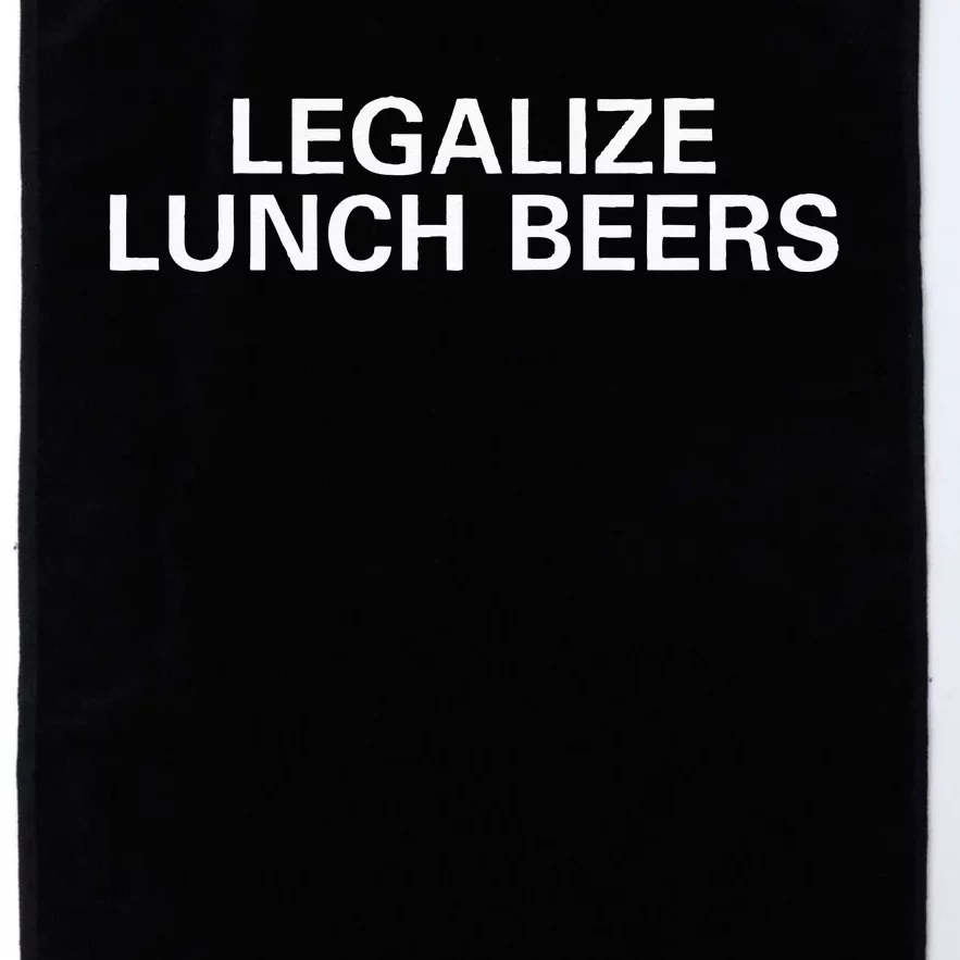 Legalize Lunch Beers Platinum Collection Golf Towel