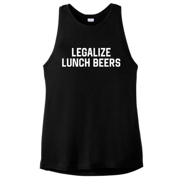 Legalize Lunch Beers Ladies Tri-Blend Wicking Tank