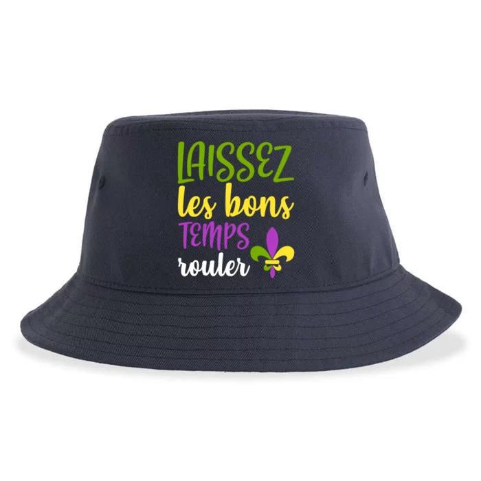 Laissez Les Bon Temps Rouler Mardi Gras Carnival Costume Sustainable Bucket Hat