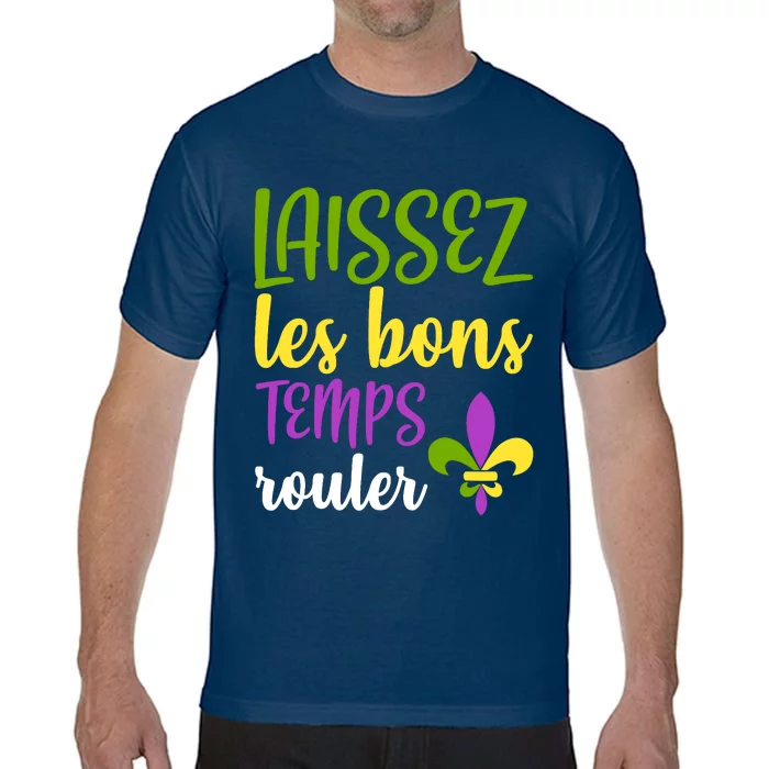 Laissez Les Bon Temps Rouler Mardi Gras Carnival Costume Comfort Colors T-Shirt