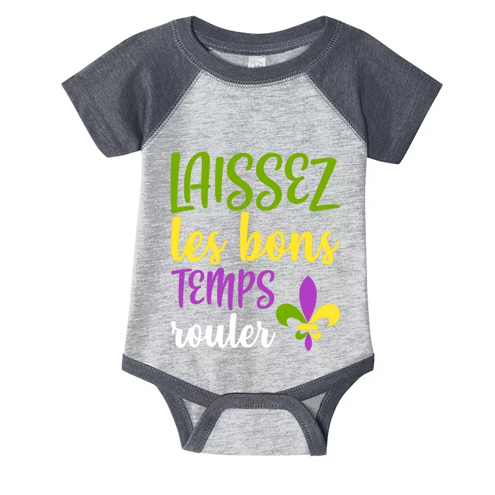 Laissez Les Bon Temps Rouler Mardi Gras Carnival Costume Infant Baby Jersey Bodysuit