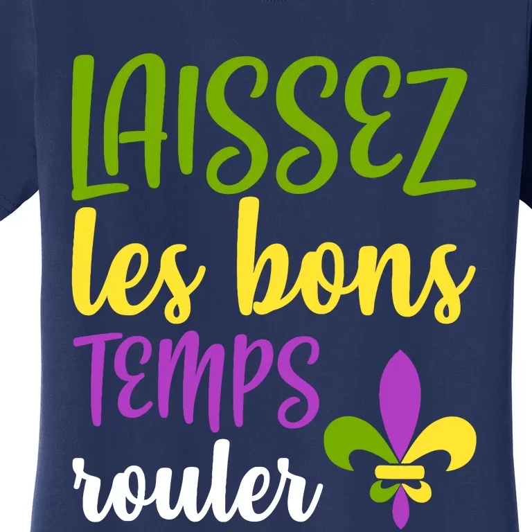 Laissez Les Bon Temps Rouler Mardi Gras Carnival Costume Women's T-Shirt