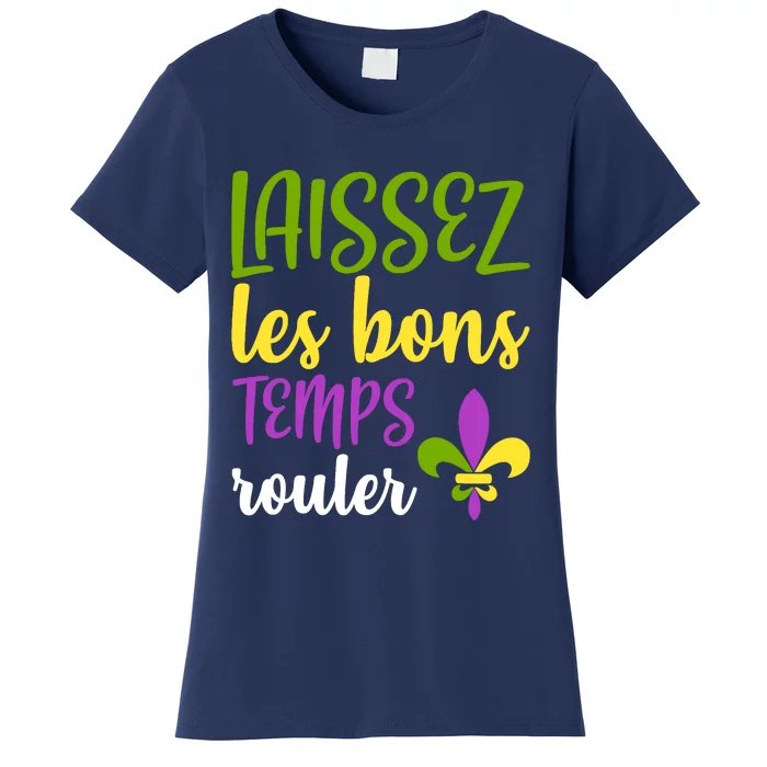 Laissez Les Bon Temps Rouler Mardi Gras Carnival Costume Women's T-Shirt