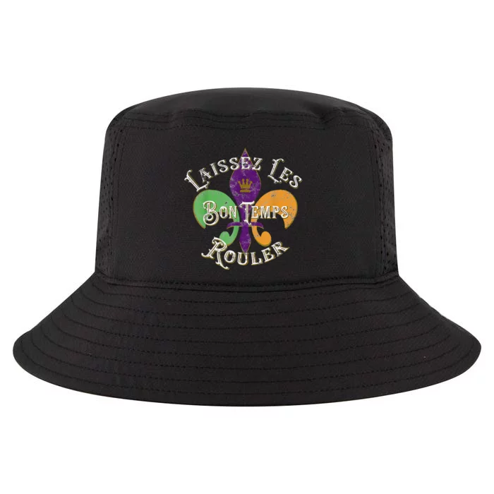 laissez les bon temps rouler mardi gras 2022 fleur de lis Cool Comfort Performance Bucket Hat