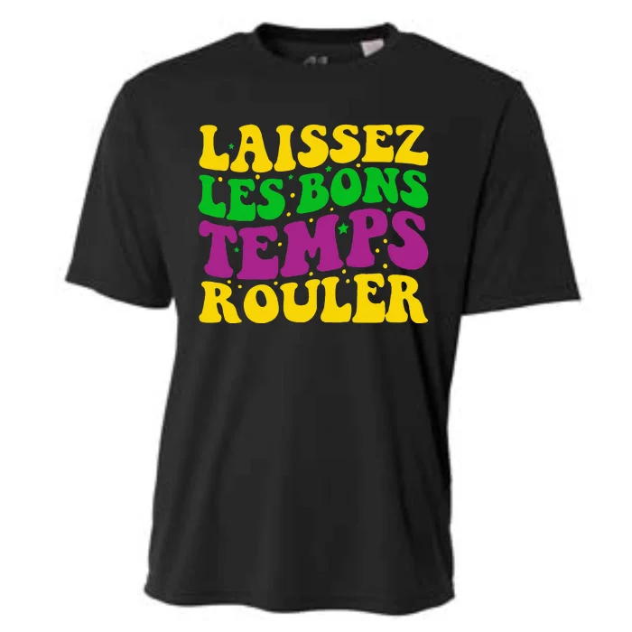 Laissez Les Bons Temps Rouler Mardi Gras New Orleans Cooling Performance Crew T-Shirt