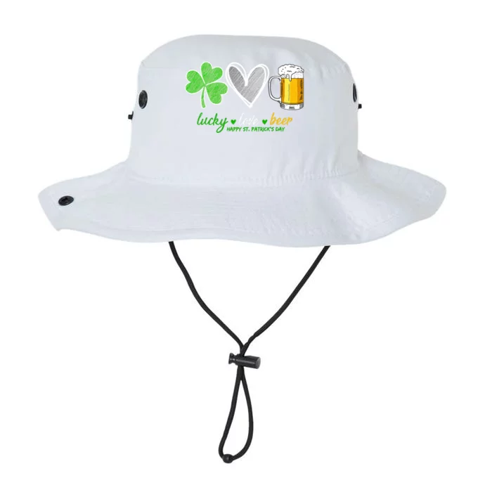 Lucky Love Beer Shamrock Happy St Patrick's Day Meaningful Gift Legacy Cool Fit Booney Bucket Hat