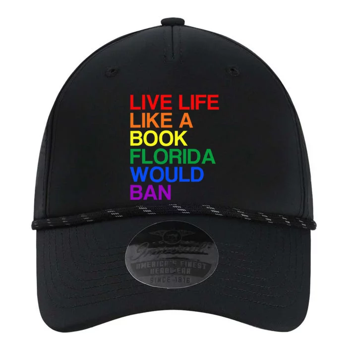 Live Like Book In Florida. Lgbtq Rainbow Gift Lgbtqia Pride Performance The Dyno Cap