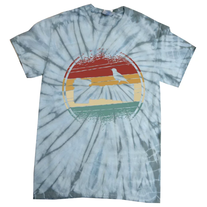 Long Lens Bird On Camera Vintage Tie-Dye T-Shirt