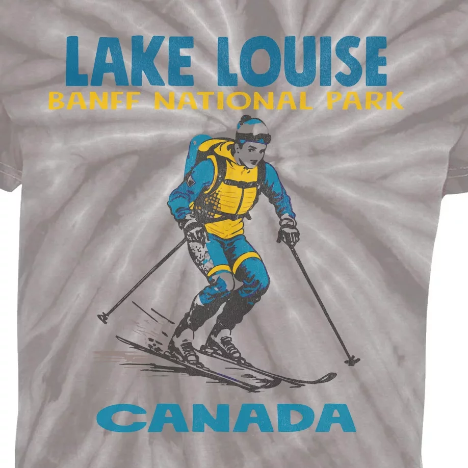 Lake Louise Banff National Park Alberta Canada. Kids Tie-Dye T-Shirt