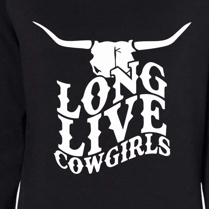 Long Live Cowgirls Womens California Wash Sweatshirt