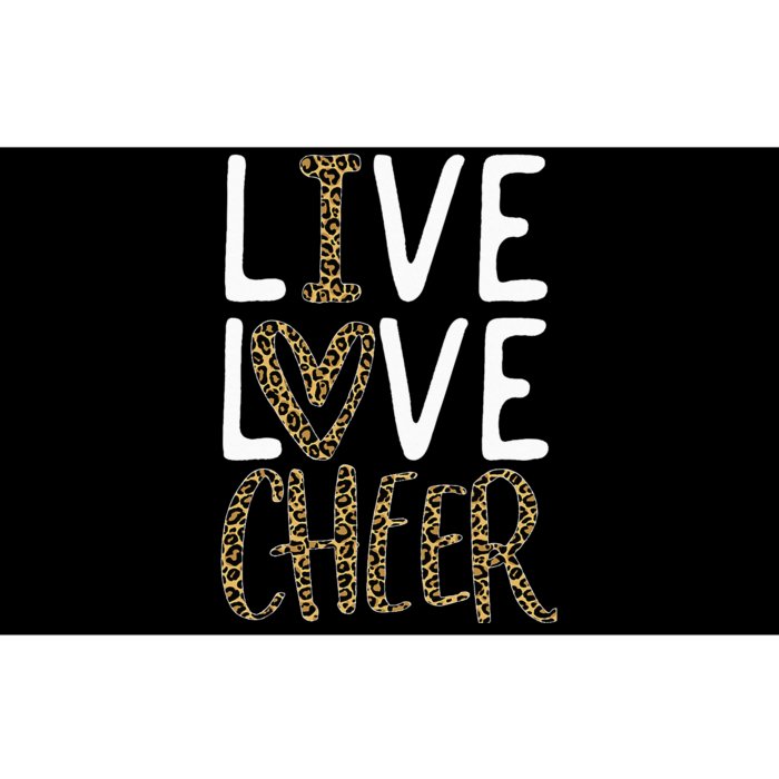 Live Love Cheer Cheerleading Cheerleader Cheer Bumper Sticker