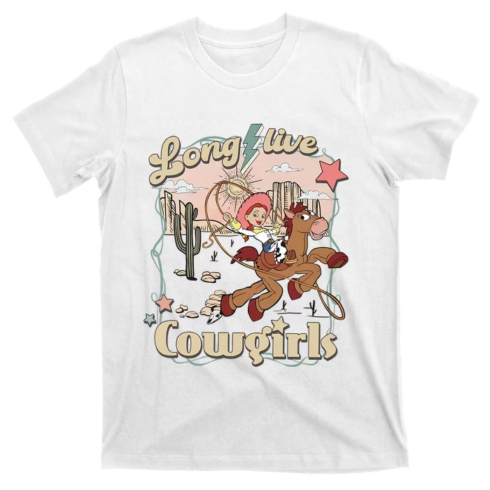 Long Live Cowgirls Funny Cute Western Girl T-Shirt