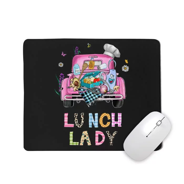 Lunch Lady Cute Truck Lunch Ladies Squad Cafeteria Crew Mousepad