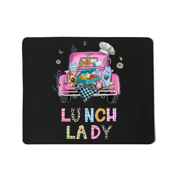 Lunch Lady Cute Truck Lunch Ladies Squad Cafeteria Crew Mousepad