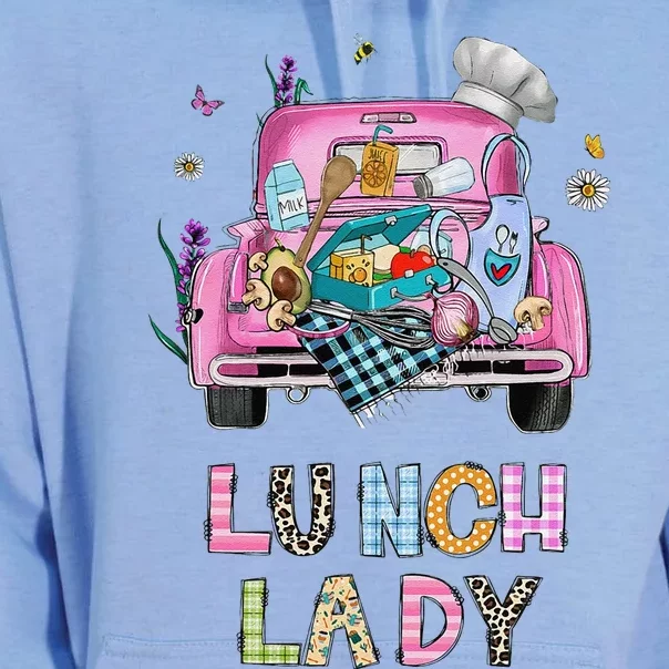 Lunch Lady Cute Truck Lunch Ladies Squad Cafeteria Crew Unisex Surf Hoodie