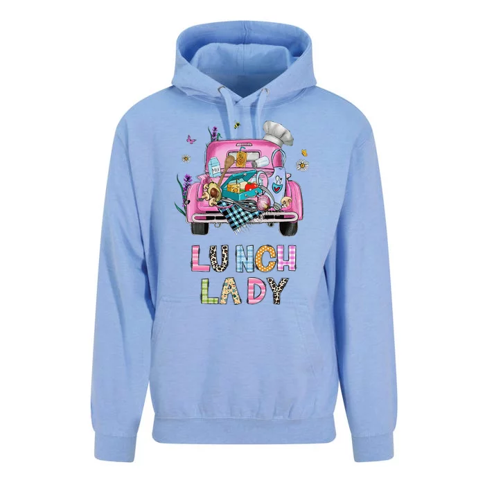 Lunch Lady Cute Truck Lunch Ladies Squad Cafeteria Crew Unisex Surf Hoodie