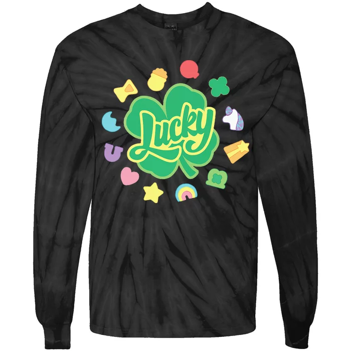 Lucky Luck Charm Charmer St. PatrickS Day Children Tie-Dye Long Sleeve Shirt