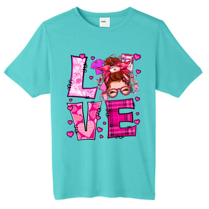 Love Lvn Cna Mds Life Nurse Funny Valentines Day Gift ChromaSoft Performance T-Shirt