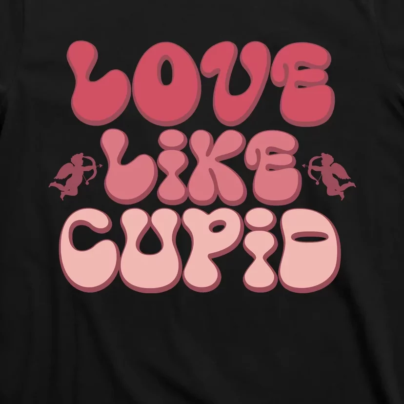 Love Like Cupid Retro Valentines T-Shirt