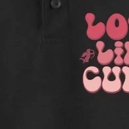 Love Like Cupid Retro Valentines Dry Zone Grid Performance Polo