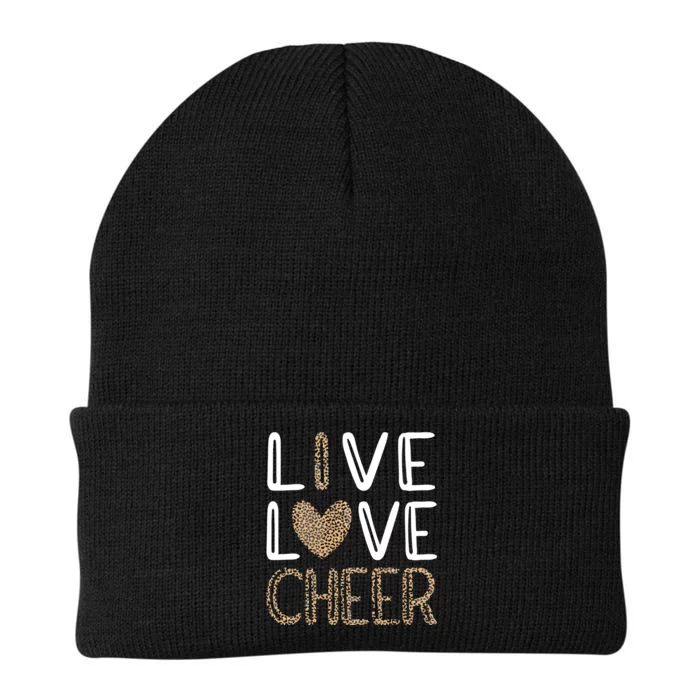 Live Love Cheer Cheerleading Cheerleader Cheer Knit Cap Winter Beanie