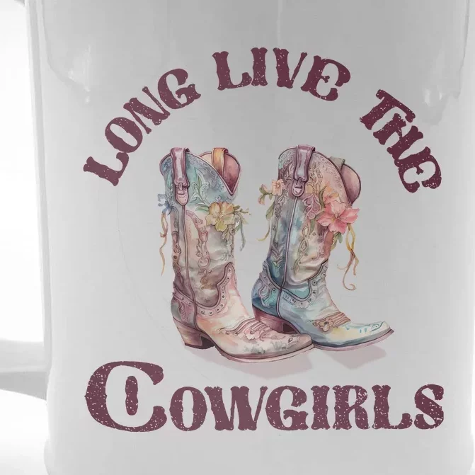 Long Live Cowgirls Front & Back Beer Stein