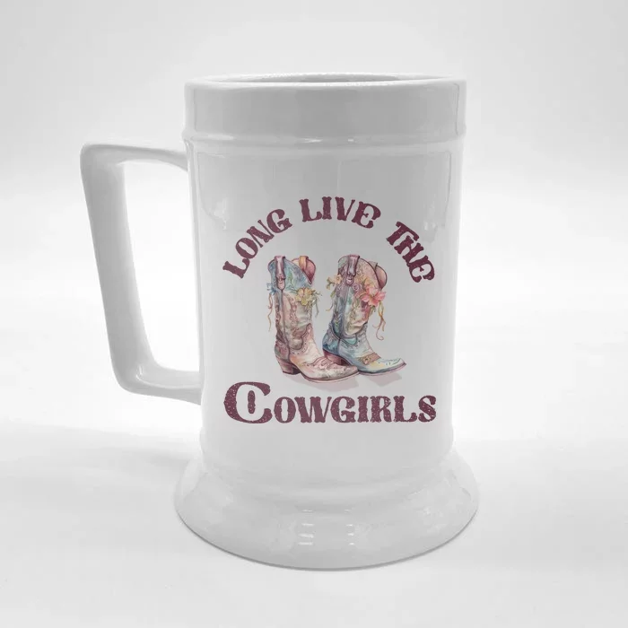 Long Live Cowgirls Front & Back Beer Stein