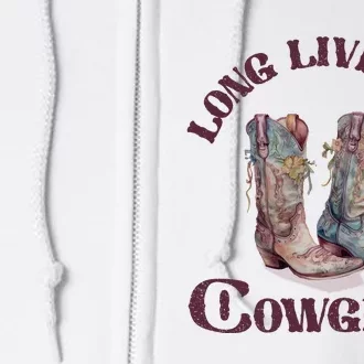 Long Live Cowgirls Full Zip Hoodie