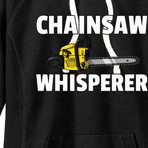 Lumberjack Logger Chainsaw Arborist Women's Fleece Hoodie