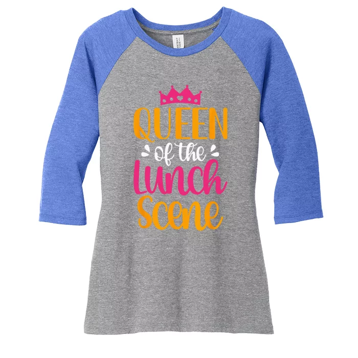 Lunch Lady Cafeteria Worker Lunch Ladies Women's Tri-Blend 3/4-Sleeve Raglan Shirt