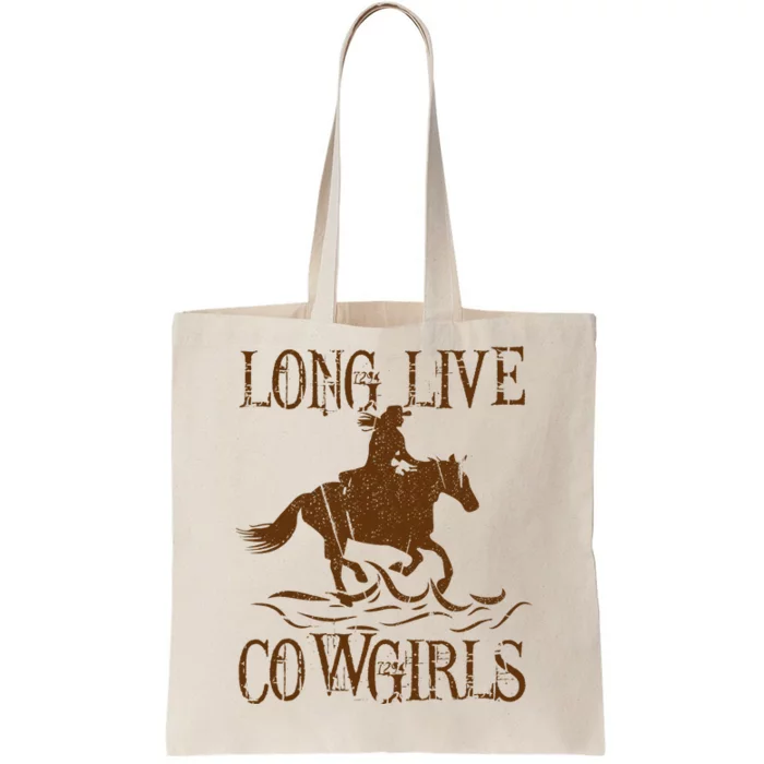 Long Live Country Cowgirls Howdy Rodeo Western Tote Bag