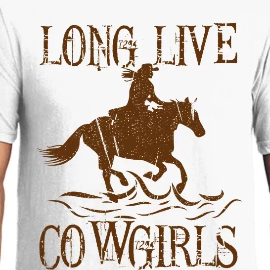 Long Live Country Cowgirls Howdy Rodeo Western Pajama Set