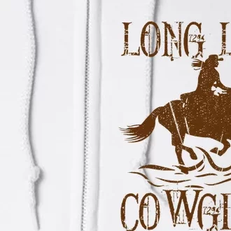 Long Live Country Cowgirls Howdy Rodeo Western Full Zip Hoodie