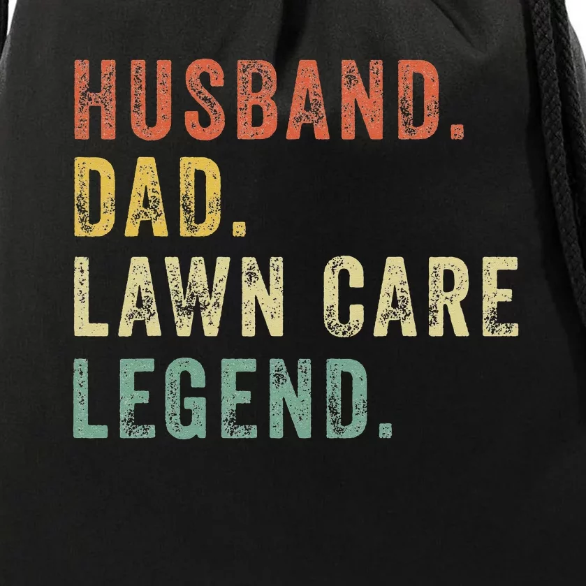 LawnMowing Lawn Care Mower Gardening Gift Funny Dad Drawstring Bag