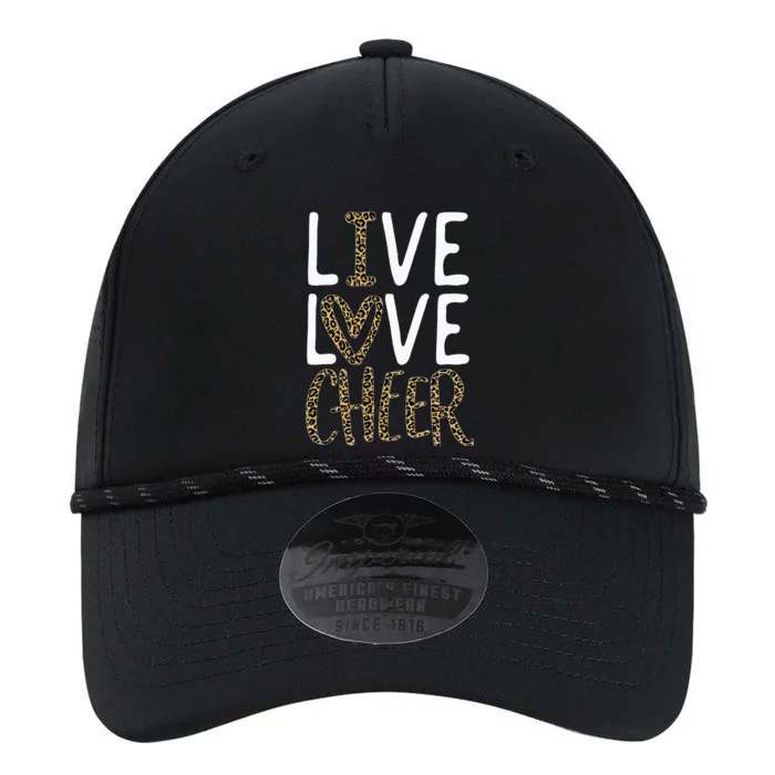 Live Love Cheer Girl Cheerleading Cheerleader Women Cheer Performance The Dyno Cap