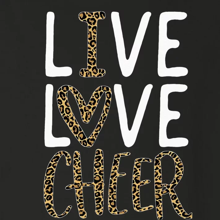 Live Love Cheer Girl Cheerleading Cheerleader Women Cheer Toddler Long Sleeve Shirt